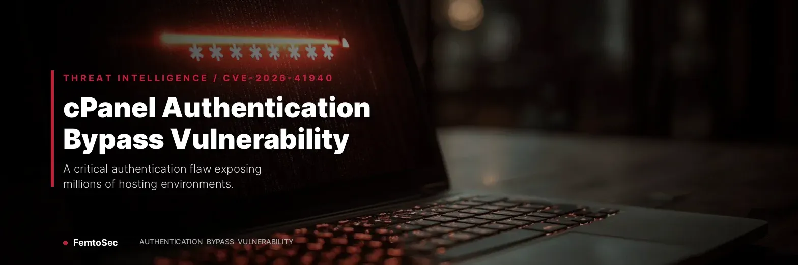 cPanel Authentication Bypass Vulnerability CVE-2026-41940